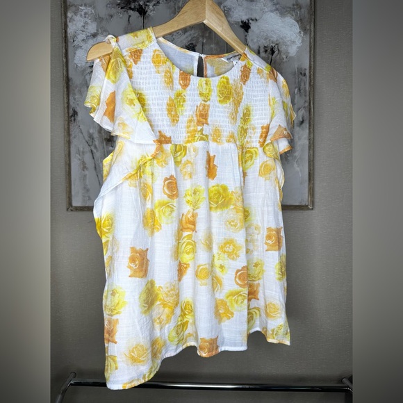 NWT - Counterparts - Floral Blouse - Golden Delight - Small - Picture 1 of 5